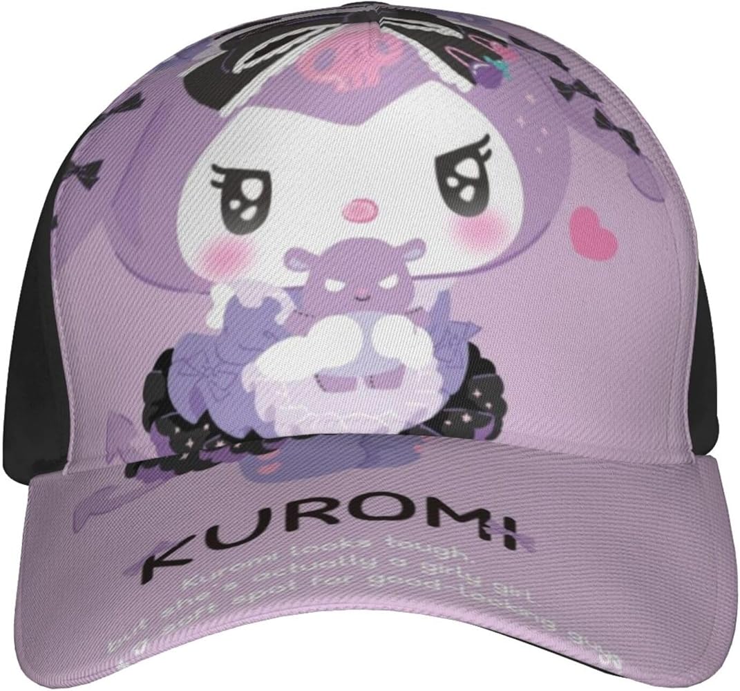 Amazon | [BAIYUAN] クロミ ちゃん メンズ帽子 速乾性キャップ 調節