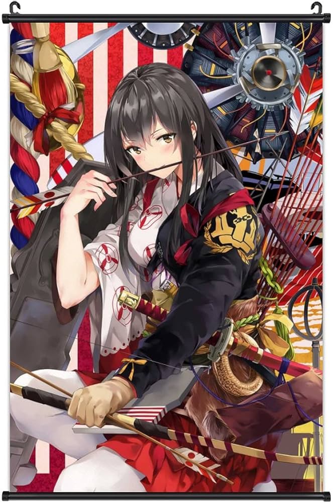 Amazon.co.jp: ポスター 壁掛 可愛い アニメ柄 キャラクター柄 赤城 艦