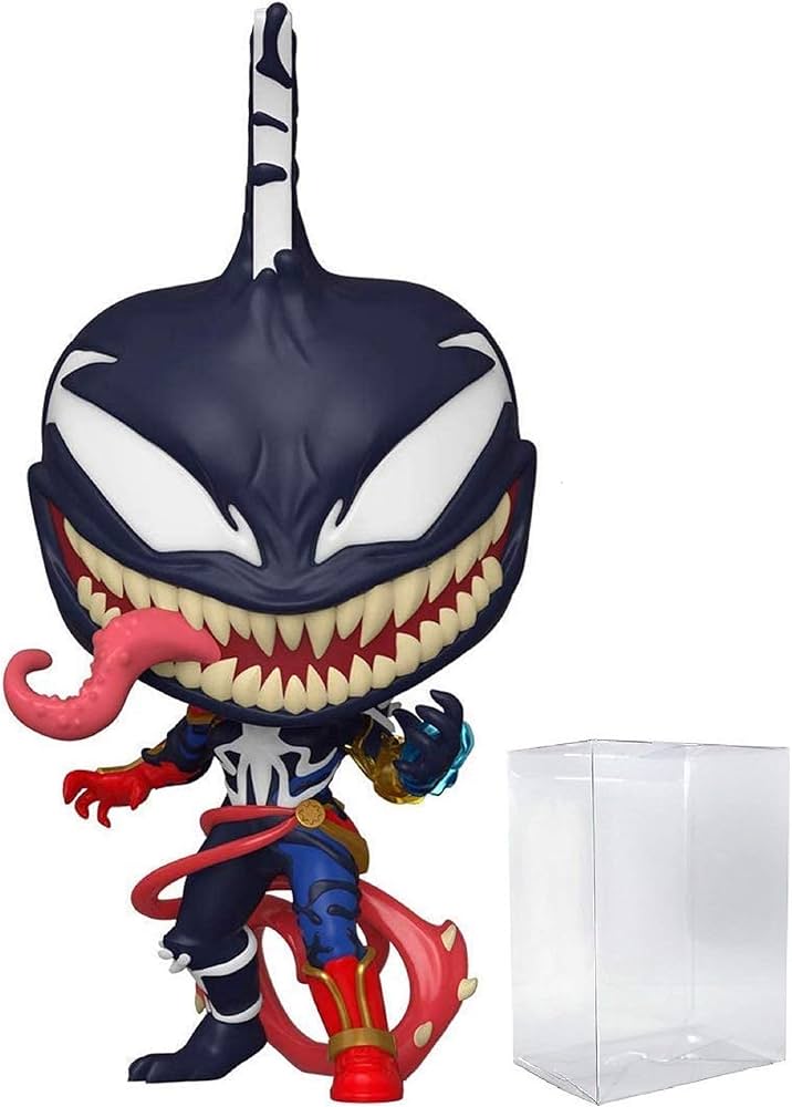 Amazon.com: POP Marvel: Venom - Venomized Captain Marvel Funko Pop