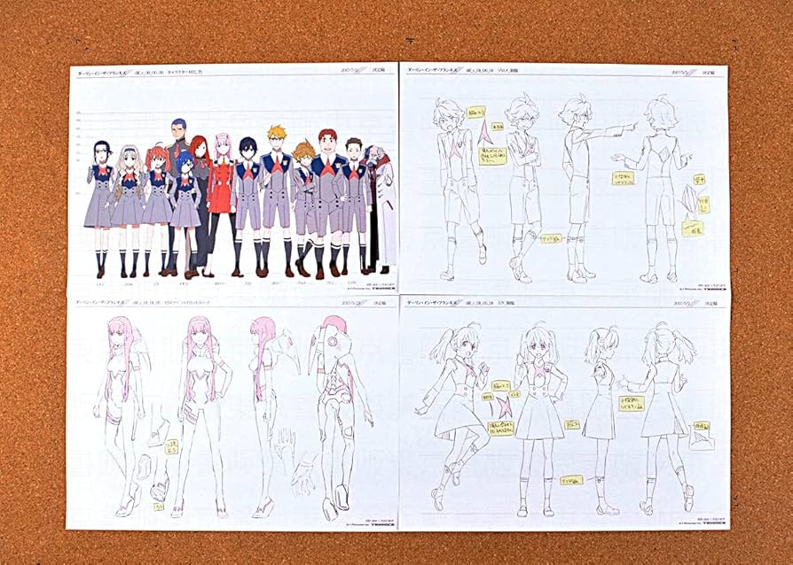 Amazon.co.jp: ダーリン・イン・ザ・フランキス 設定資料 制作資料