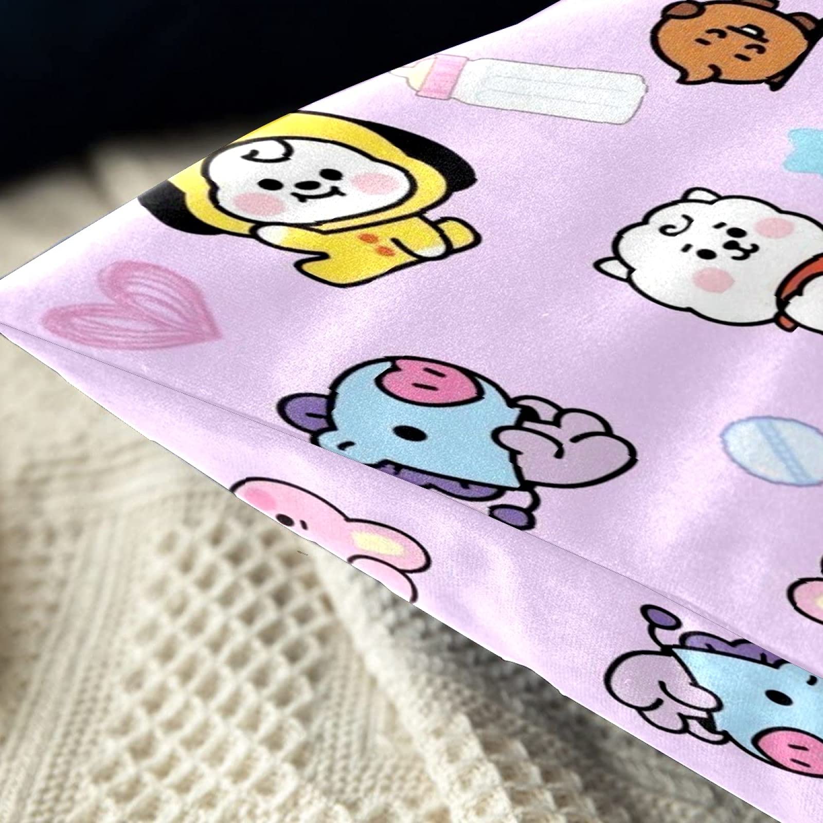 Amazon.co.jp: bts 防弾少年団 クッションカバー bt21 枕カバー