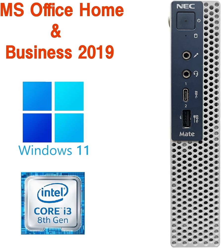 Amazon.co.jp: 【整備済み品】NEC ミニPC MC-3 / Win11 Pro/MS Office