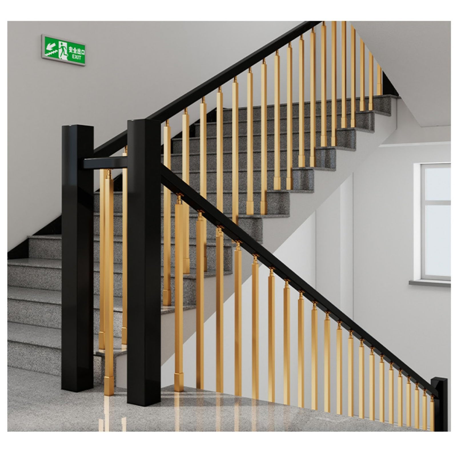 Amazon.co.jp: 手すり てすり 手摺 76 91 99 115 129 CM 金属製バラ