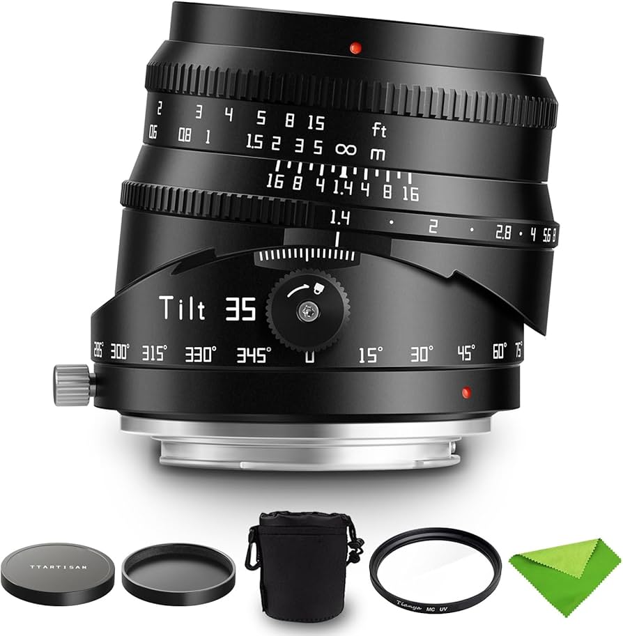 Amazon.com : TTArtisan 35mm F1.4 Tilt E-Mount APS-C Lens for Sony