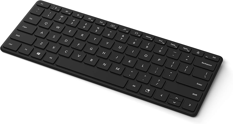 Amazon.com: Microsoft Designer Compact Keyboard - Matte Black