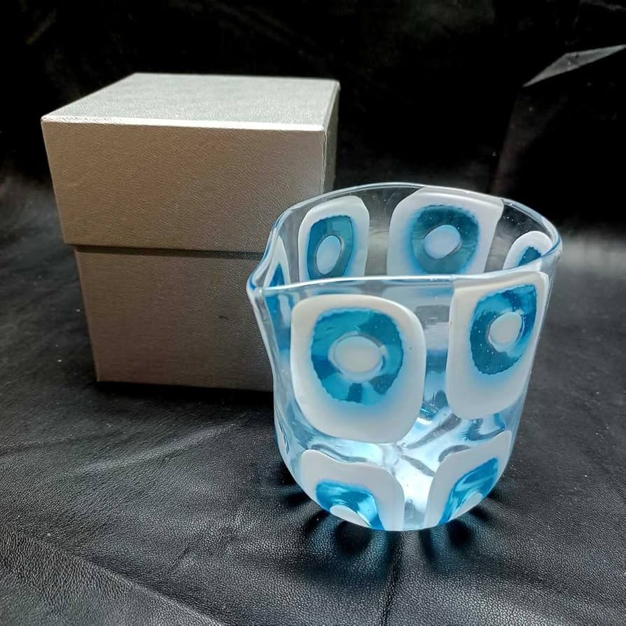 Murano ムラノ 金彩 蓋付き 水色 レース 水差し ピッチャー Murano