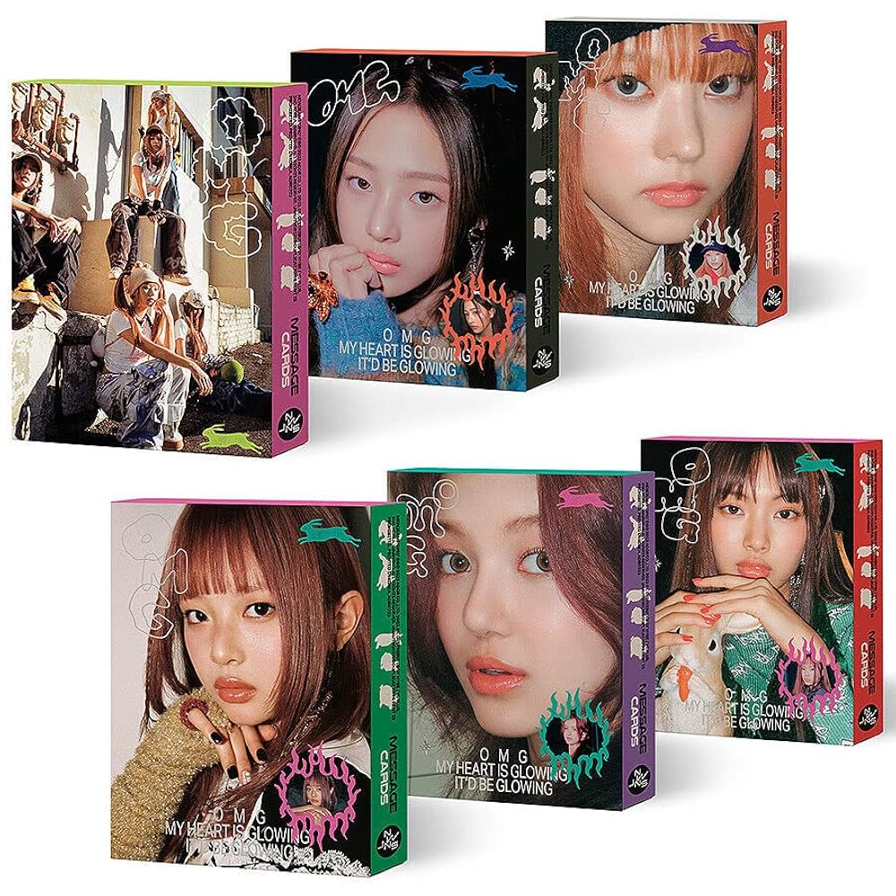 NEWJEANS - NEWJEANS OMG 1st Winter Single Album ( MESSAGE CARD Ver