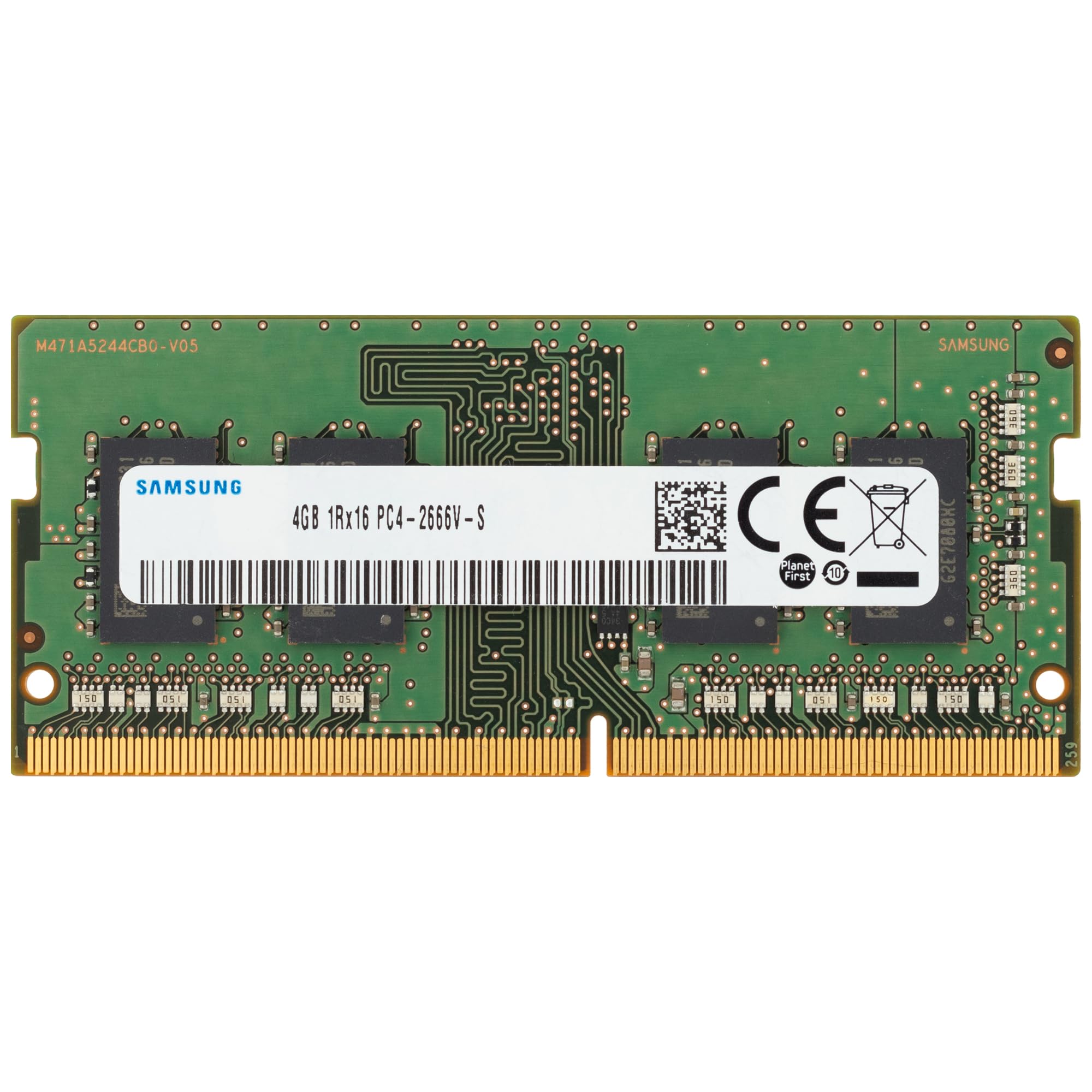 Samsung 4GB DDR4 2666MHz PC4-21300 (PC4-2666V) CL19 SODIMM 1Rx16