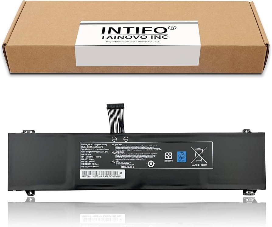 Amazon.com: INTIFO 93.48Wh GKIDT-03-17-3S2P-0 Laptop Battery