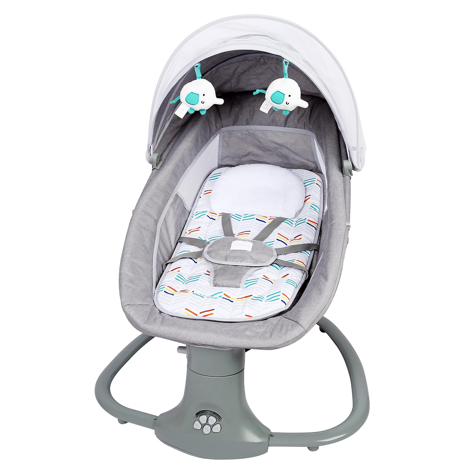 Amazon | バウンサー 電動 ベビーラック ベビーバウンサー 新生児