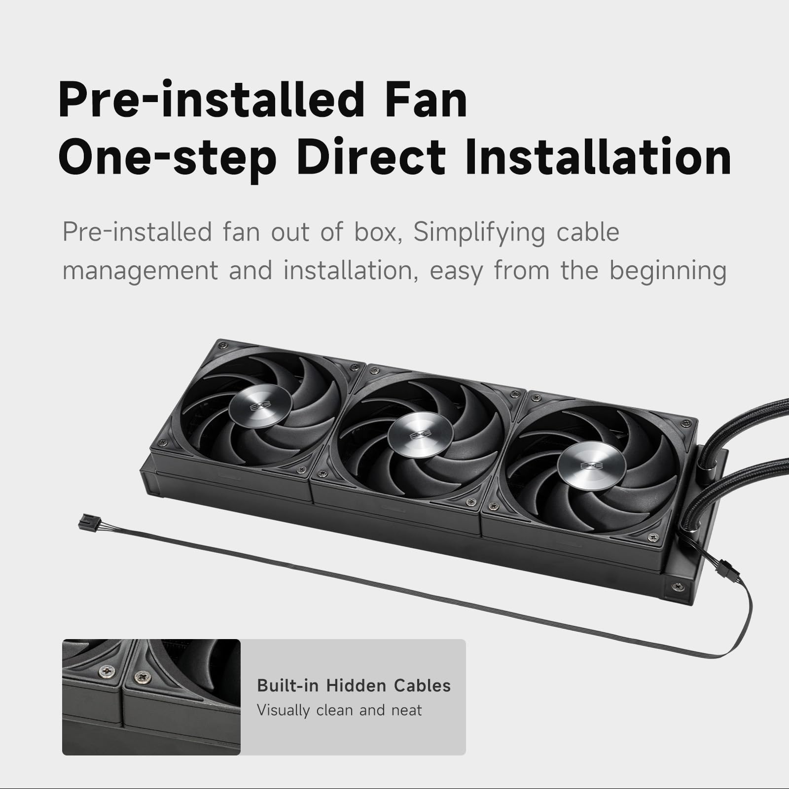 Amazon.co.jp: PCCOOLER AIO CPUクーラー液体冷凍庫 - 3パック F5 R120