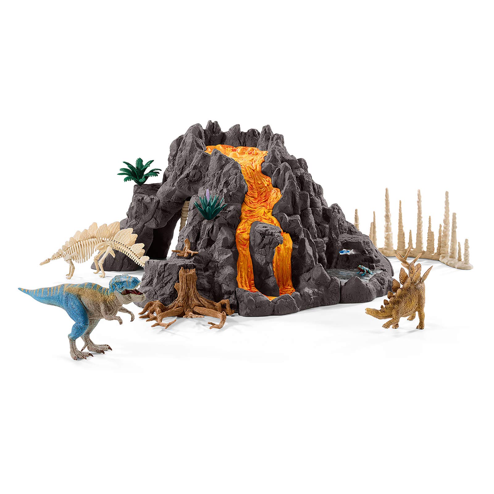 Amazon.co.jp: シュライヒ 恐竜 大火山とティラノサウルス恐竜ビッグ