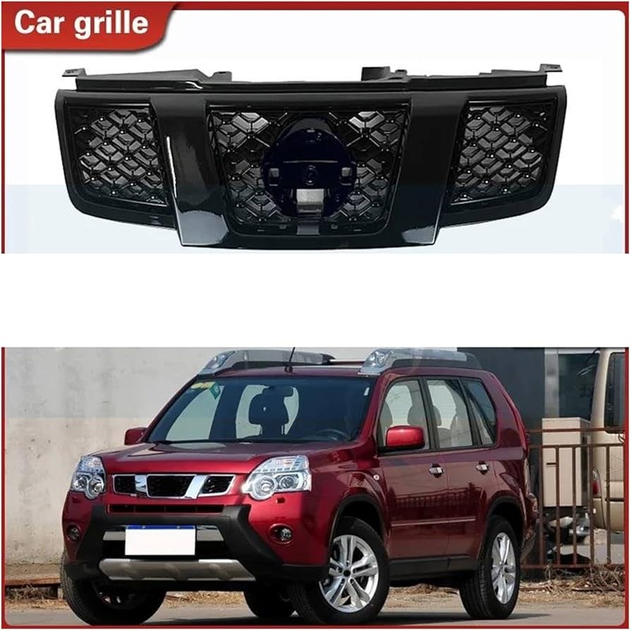 Amazon | フロントグリル 1個のレーシンググリル エクストレイル T31