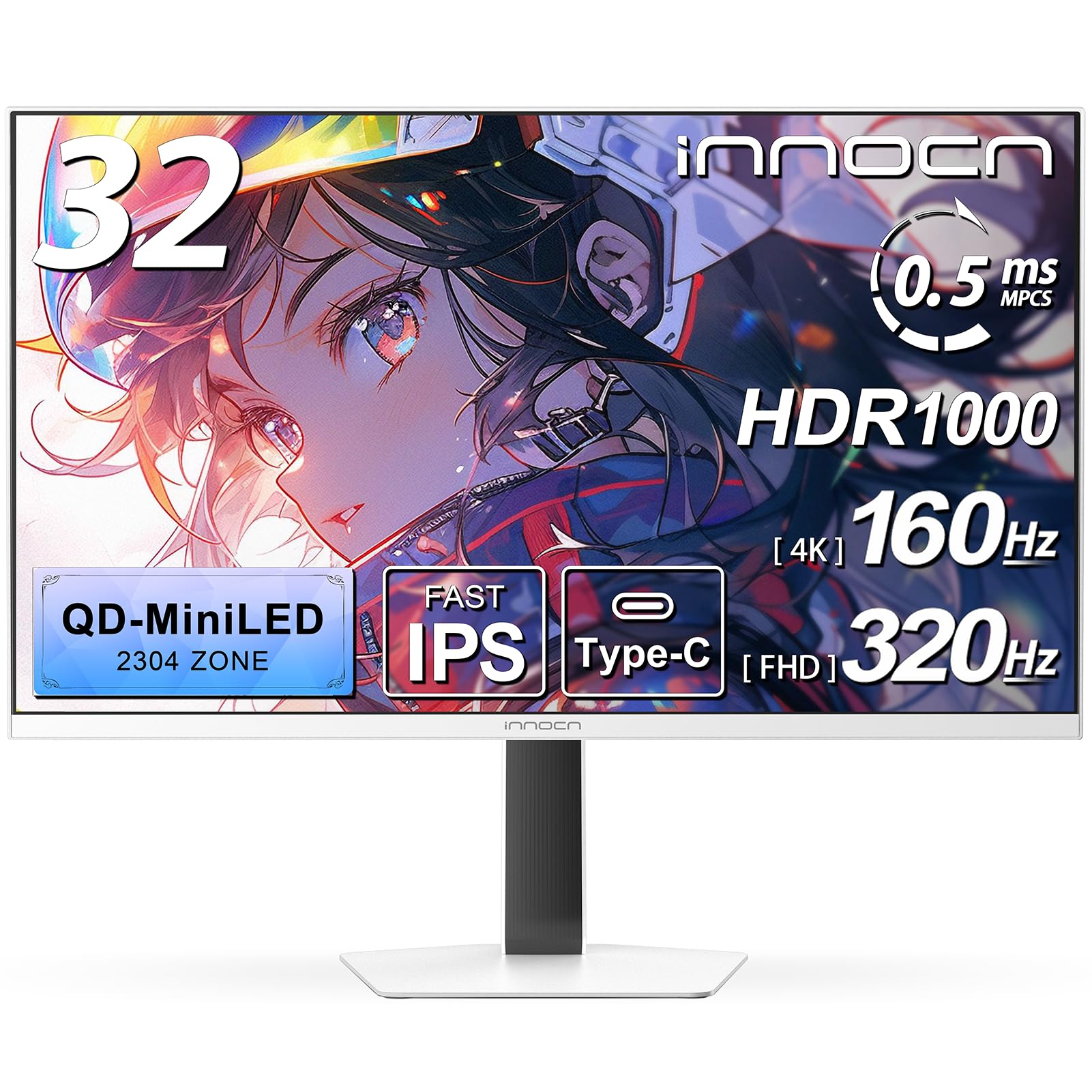 Amazon.co.jp: INNOCN MiniLED 4k モニター 32インチ ゲーミング