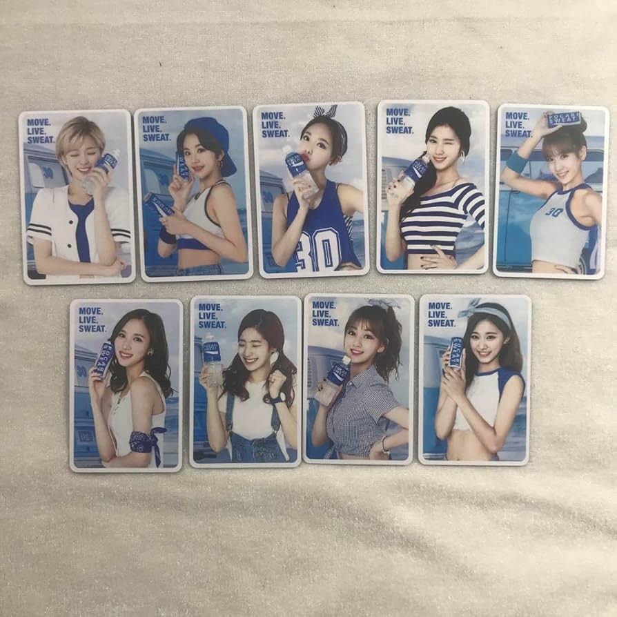 ポカリ TWICE SWEAT POCARI 当選 トレカ 9枚全員 TWICE 限定 POCARI