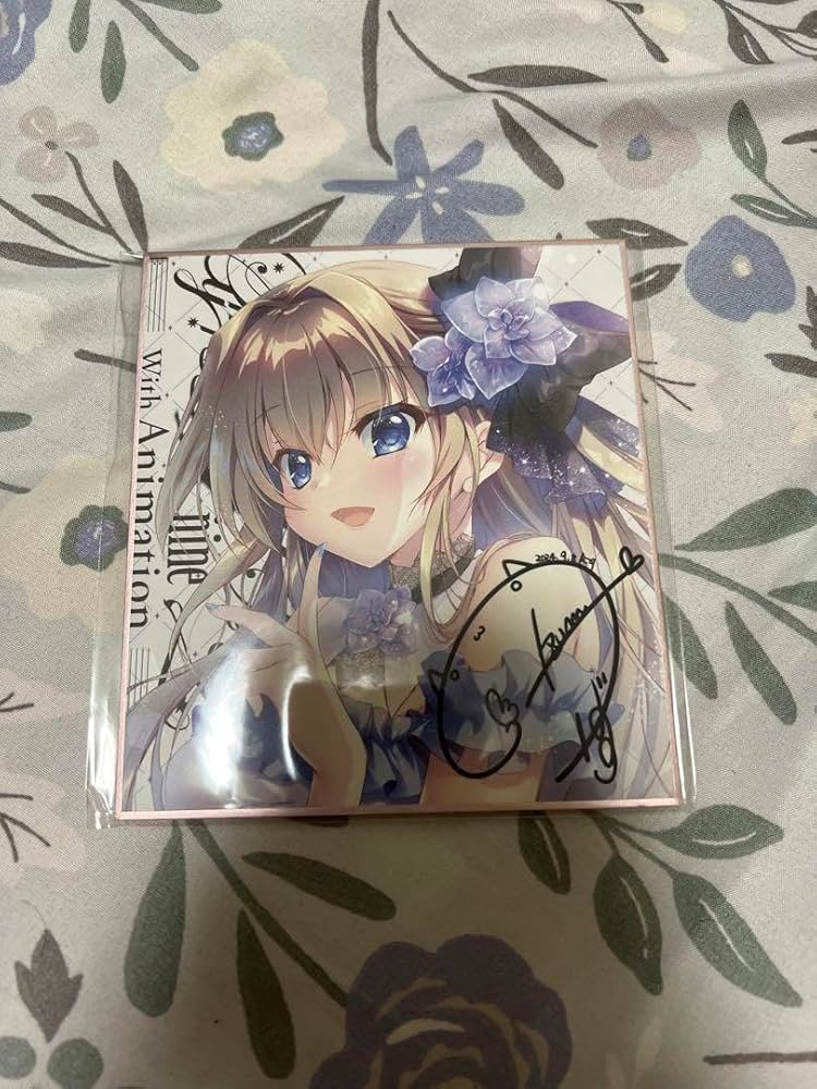 Amazon.co.jp: 9-nine- コンサート2 入場特典 九條都 色紙 ぱれっと