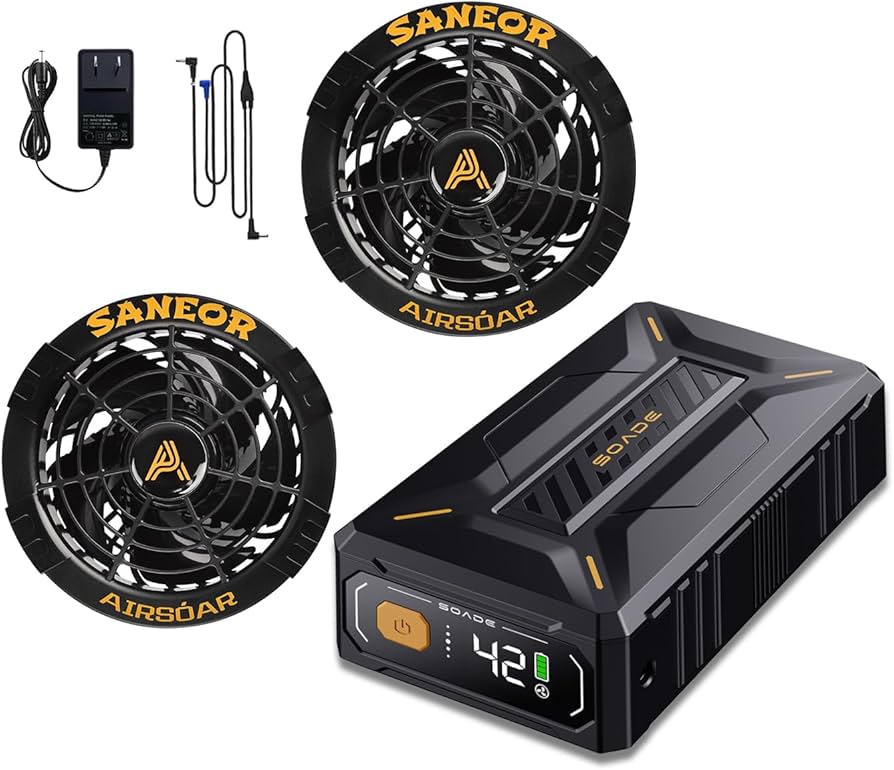 Amazon.co.jp: 【42V超高出力 40500mAh大容量】ファンバッテリーセット