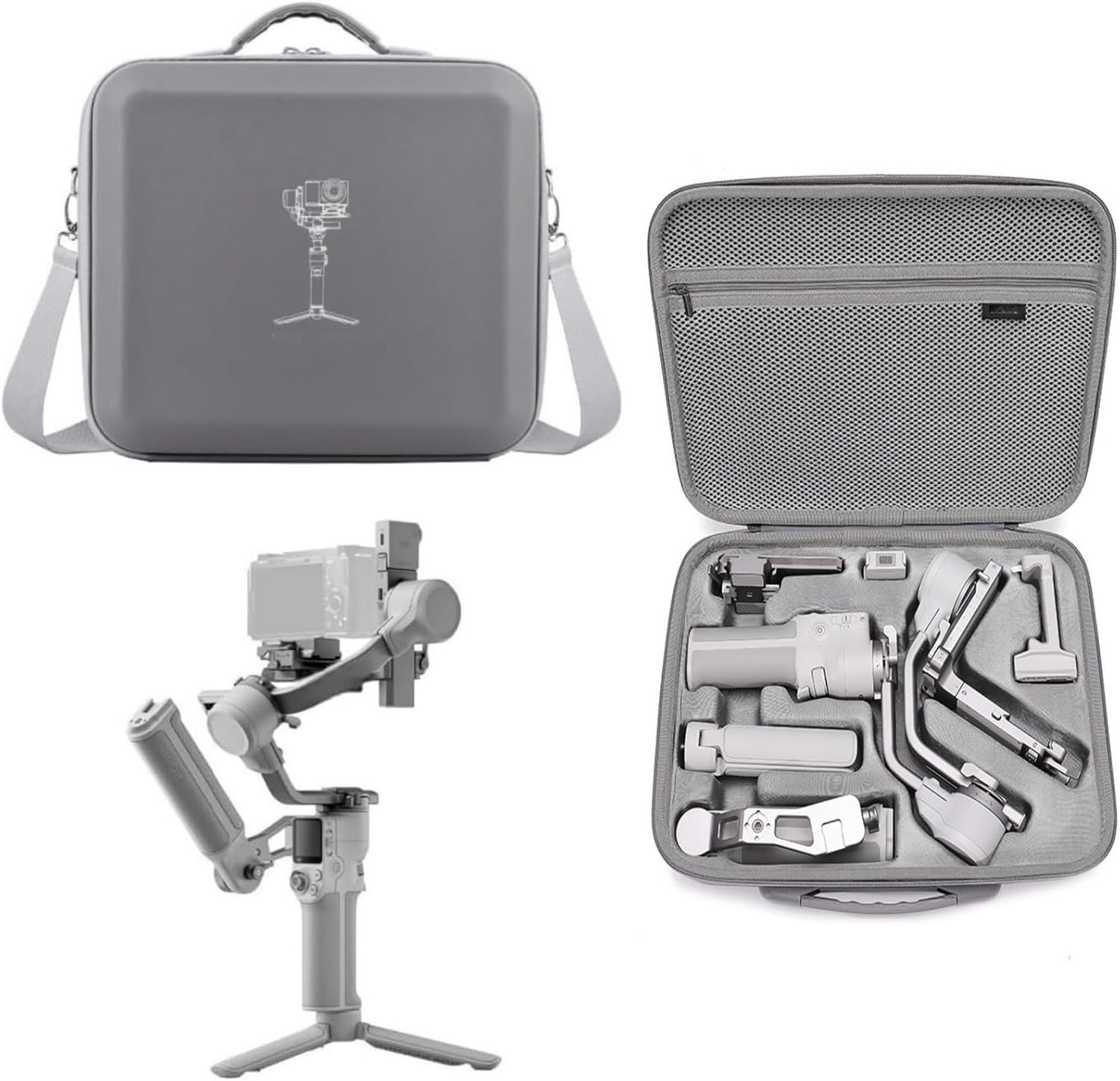 Amazon.co.jp: DJI RS 4 Mini対応キャリングケース ポータブル RS 4