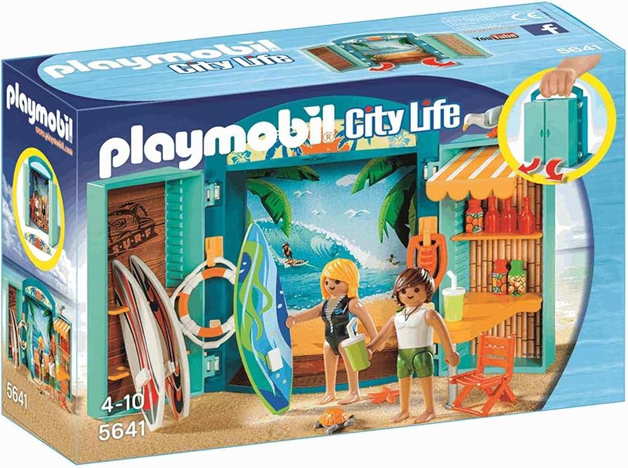 Playmobil - Surf Shop Play Box - 5641 : Amazon.com.au: Toys & Games