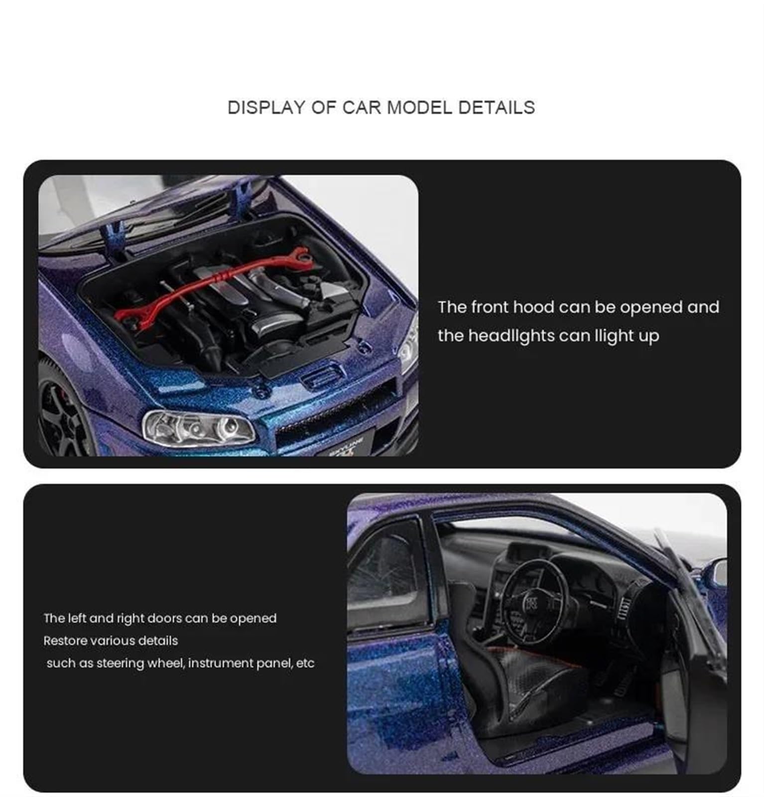 Amazon.co.jp: ミニカー スケールモデルカー 1/24 に適合 日産