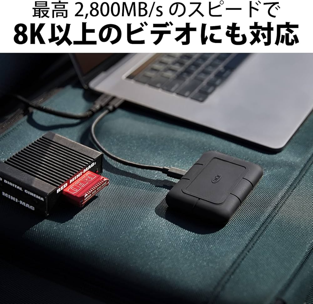 Amazon | LaCie ポータブルSSD 4TB Rugged SSD Pro USB-C Mac/iPad