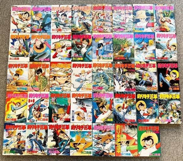 Amazon.co.jp: 釣りキチ三平 ワイド版 1～37巻＋釣りキチ同盟＋釣犬