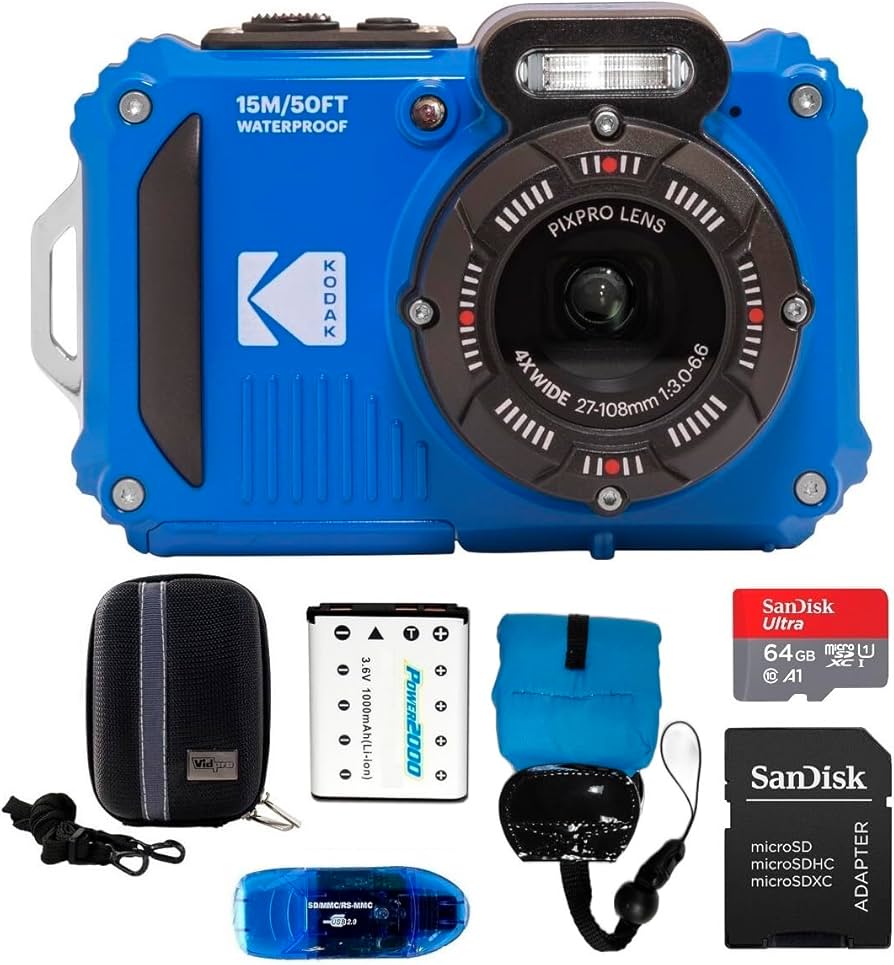 Amazon.com : Kodak PIXPRO WPZ2 Waterproof Digital Camera Bundle