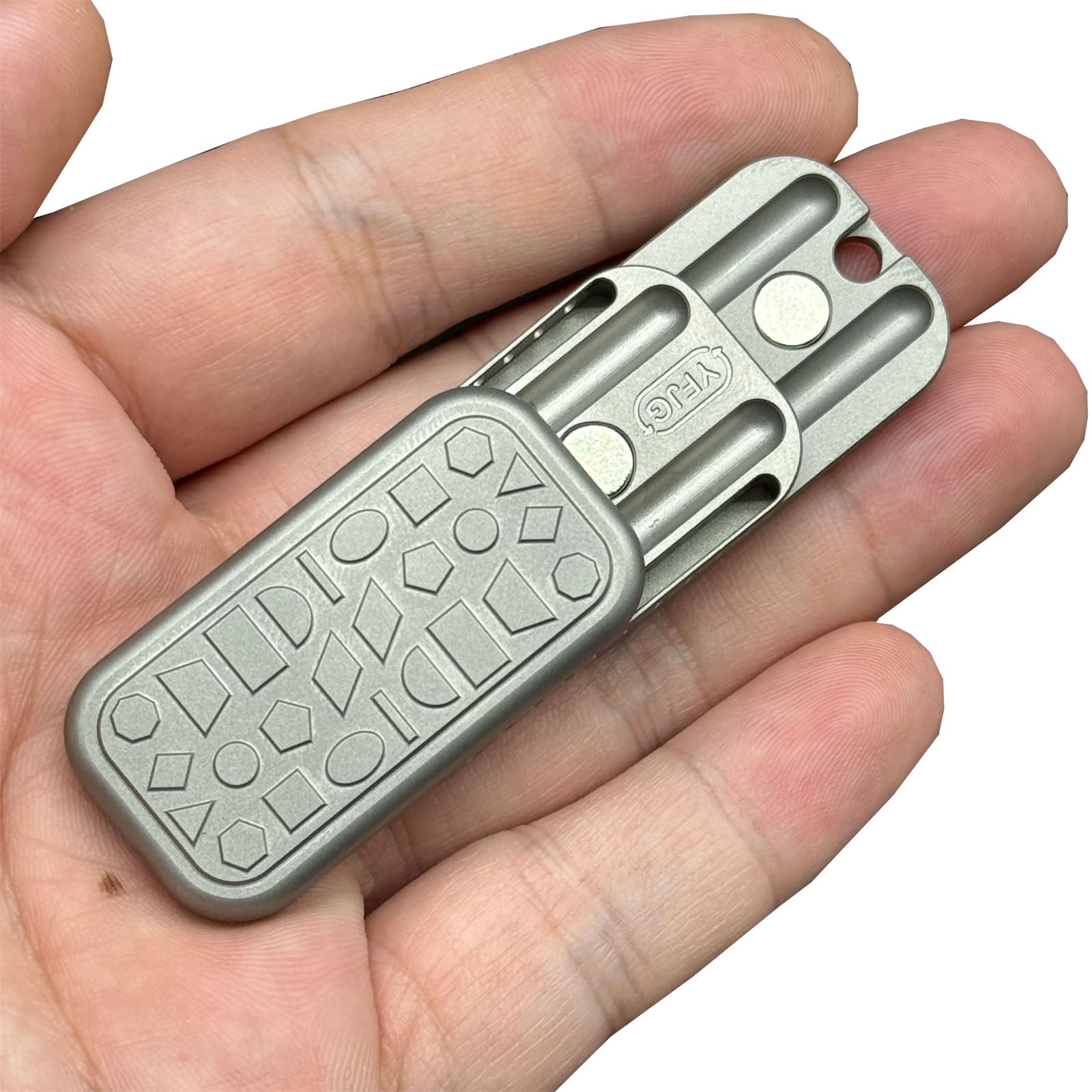 Amazon.co.jp: チタン合金 Hertz 音叉 磁気触覚スライダー EDC フィ