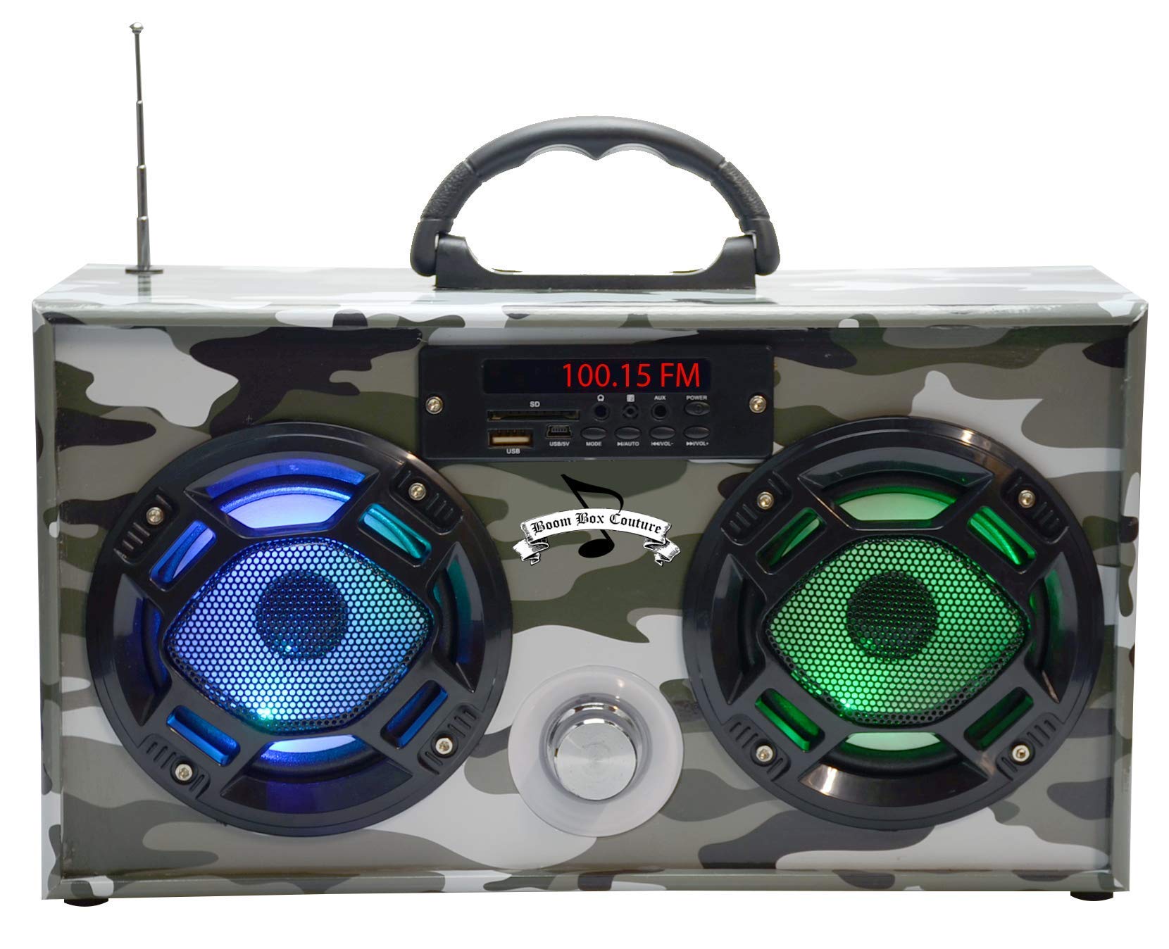 Amazon.com: Wireless Express - Mini Boombox with LED Speakers