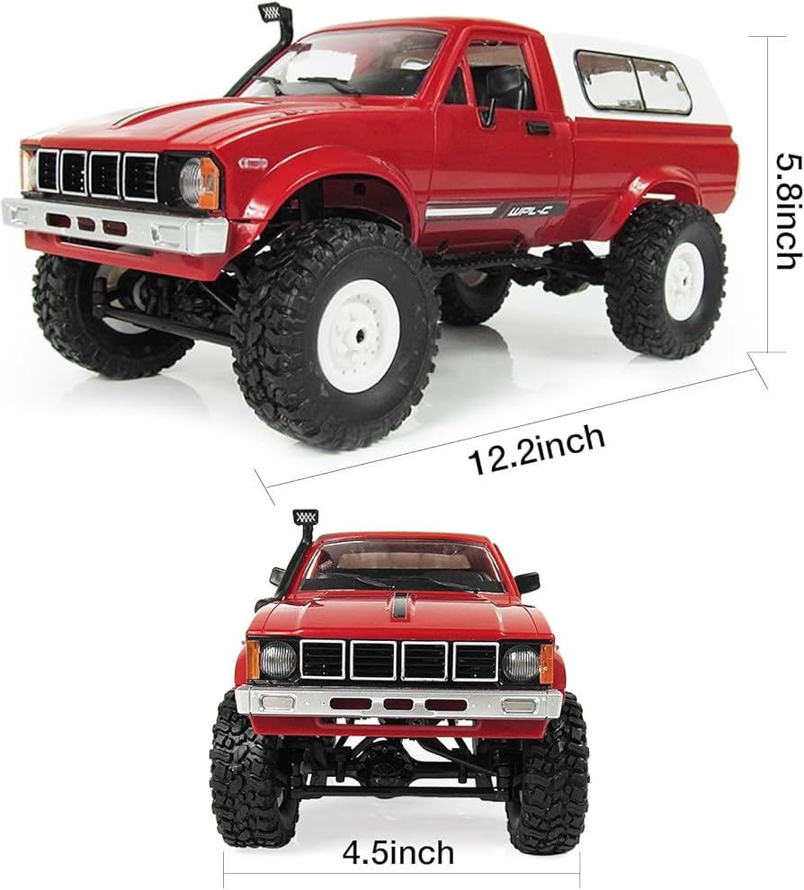 Amazon.co.jp: ARRIS RCロッククローラー WPL C24 4WD 1/16