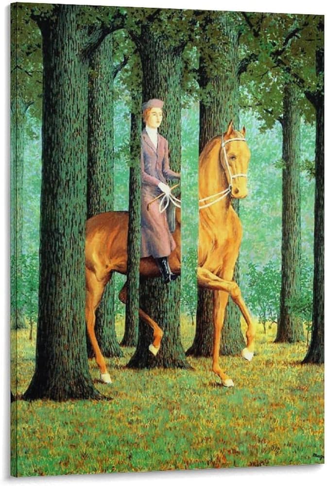 Amazon.co.jp: Rene Magritte ルネ・マグリット白紙委任状 キャンバス