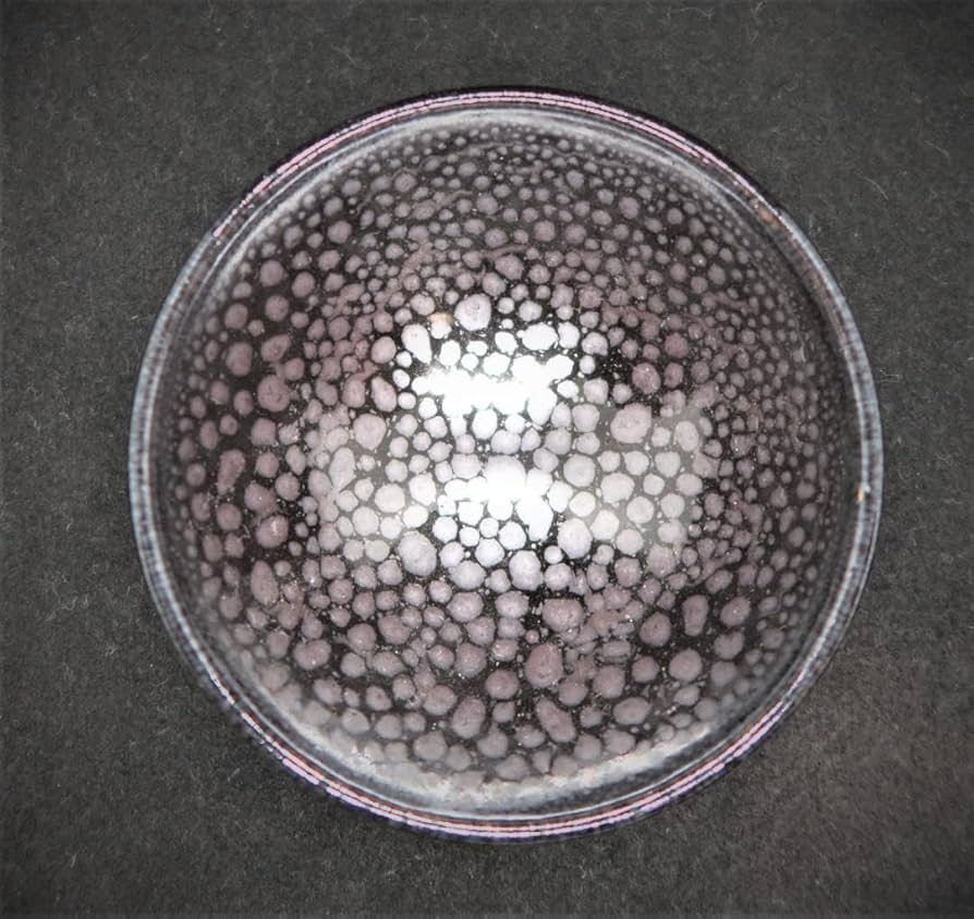 Amazon.co.jp: ぐい吞み酒杯お猪口作家物 木村好博作 天目 鉄釉 越前