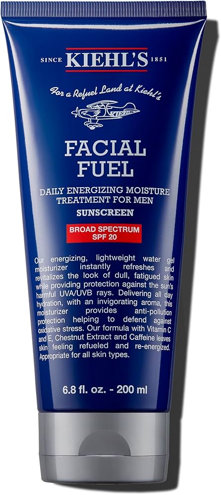 Amazon.com: Kiehl's Facial Fuel Moisturizer with SPF 20 for Men