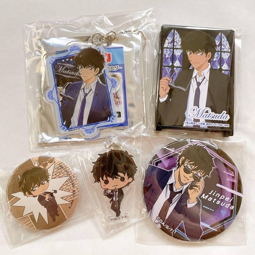Amazon.co.jp: 松田陣平セット初期グッズコナン缶バッジ看板アクリル