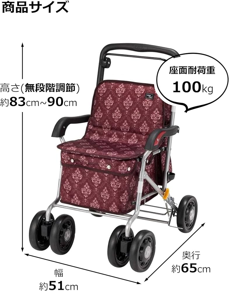 Amazon | マキテック シルバーカー ボックスタイプシルバーカー マイン