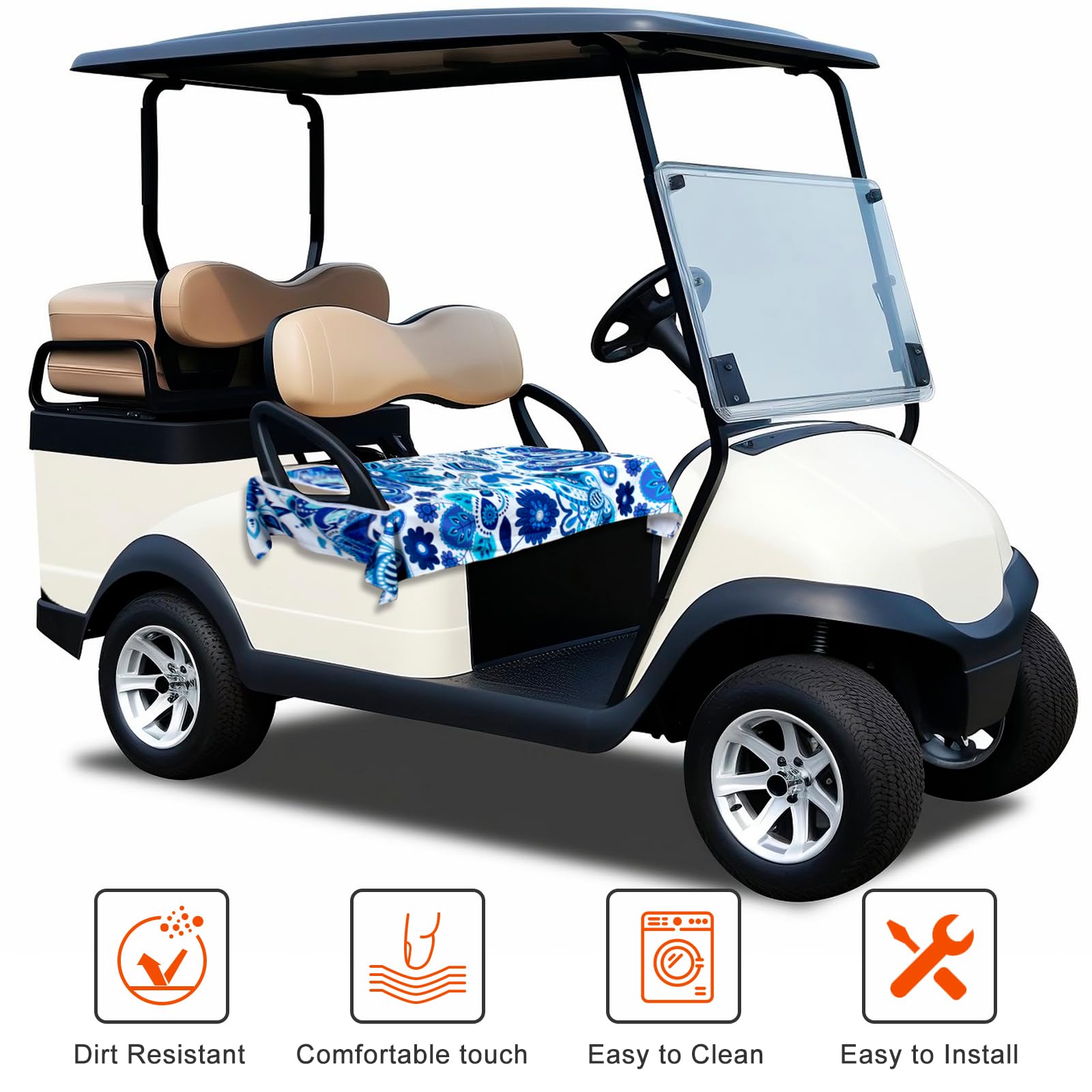 ☆マークアンドロナカップ2024限定非売品 ゴルフカート シートカバー