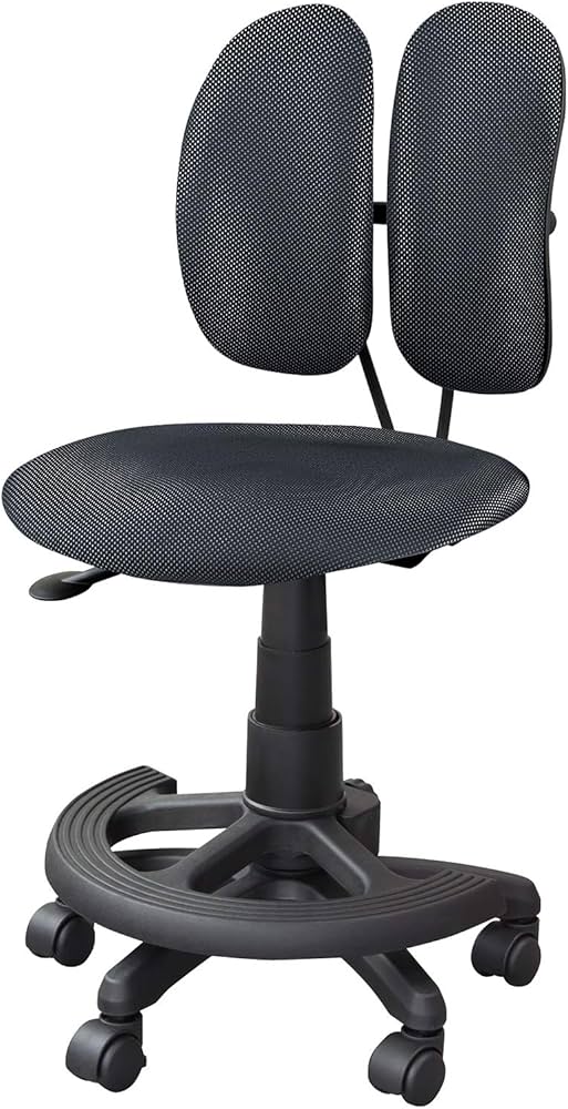 Amazon.co.jp: DUOREST デスクチェア グレー 幅47×奥行47×高さ80-91cm