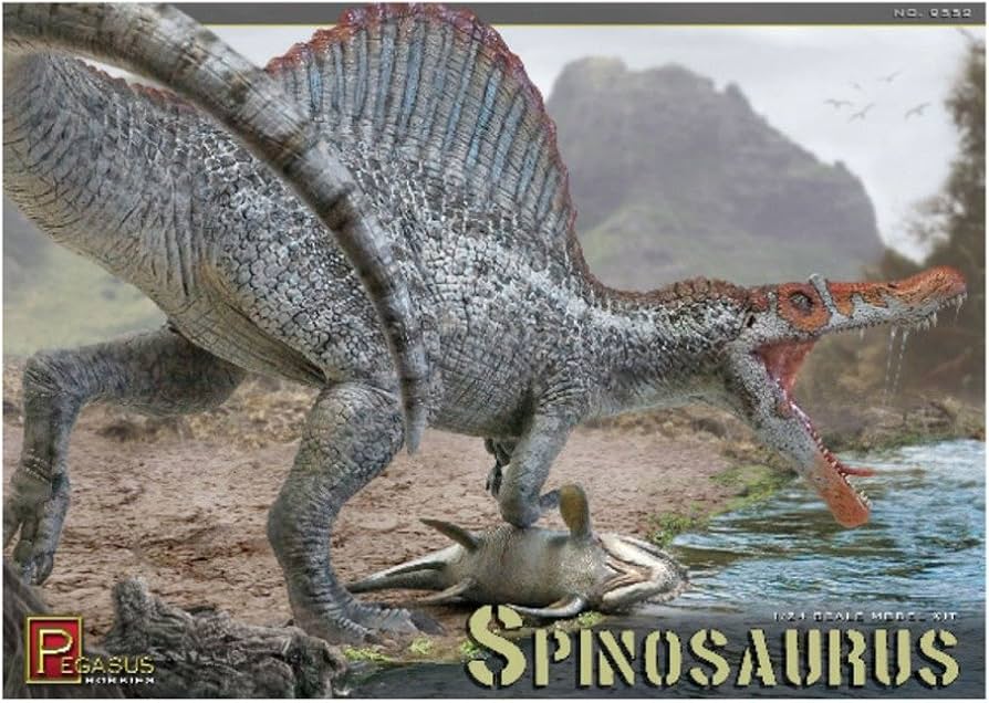 Amazon.com: Pegasus Hobbies Spinosaurus 1/24 Scale Model Kit 9552