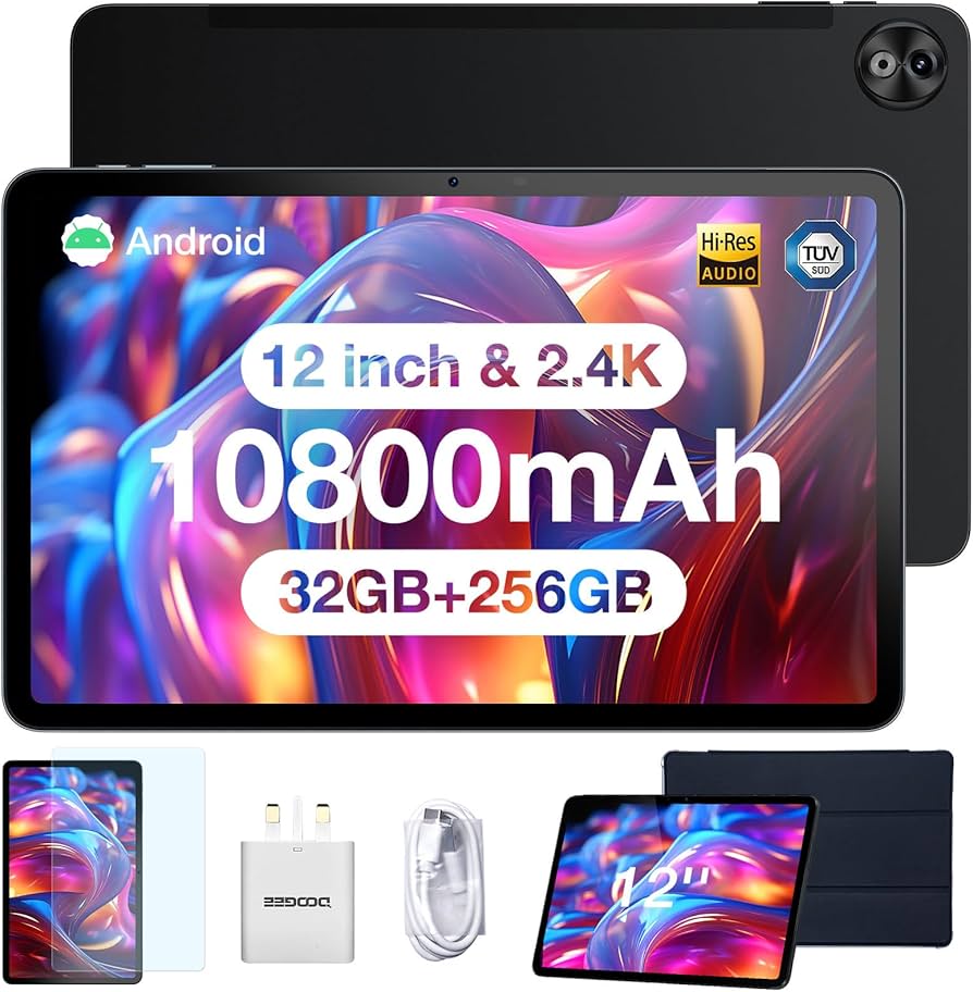 Amazon.com : DOOGEE T20 Ultra 12 Inch Tablet, 32GB+256GB/2TB ROM
