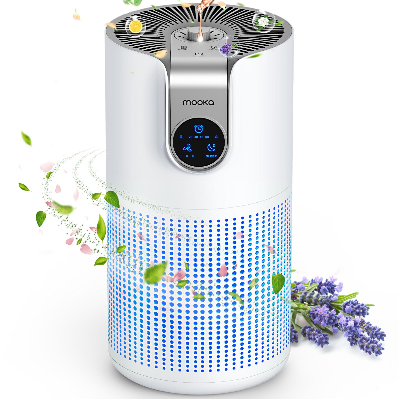 Amazon.co.jp: MOOKA 小型 30畳 コンパクト空気清浄機 3重ウイルス除去