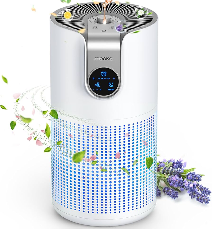 Amazon.co.jp: MOOKA 小型 30畳 コンパクト空気清浄機 3重ウイルス除去