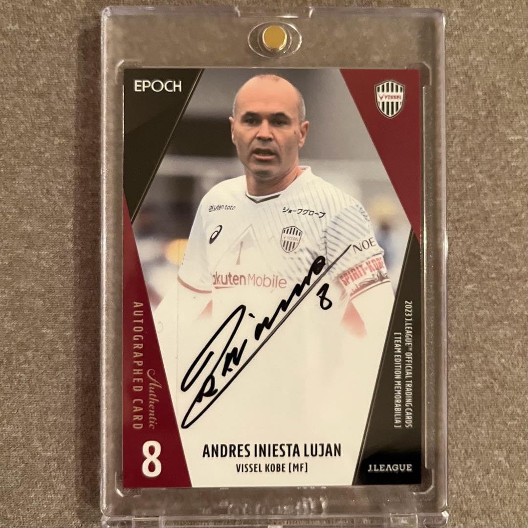 ヴィッセル神戸 イニエスタ ポドルスキ 直筆サイン入り色紙 クラブ