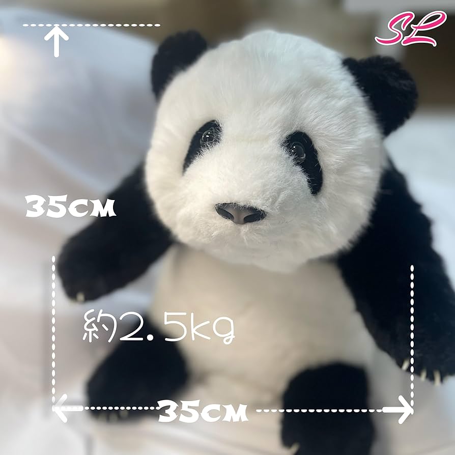 Amazon.co.jp: リアルパンダ ぬいぐるみ 誕生日 記念日 プレセント最適