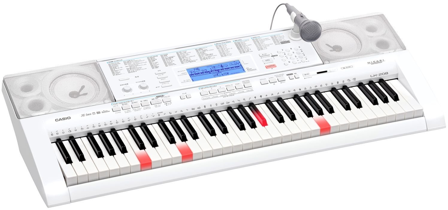 Amazon | CASIO 光ナビゲーションキーボード 61鍵 標準ピアノ形状鍵盤