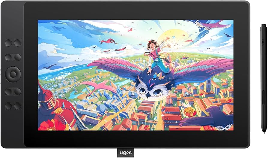 Amazon.co.jp: UGEE 液タブ UE16 液晶ペンタブレット 15.4インチ 16384