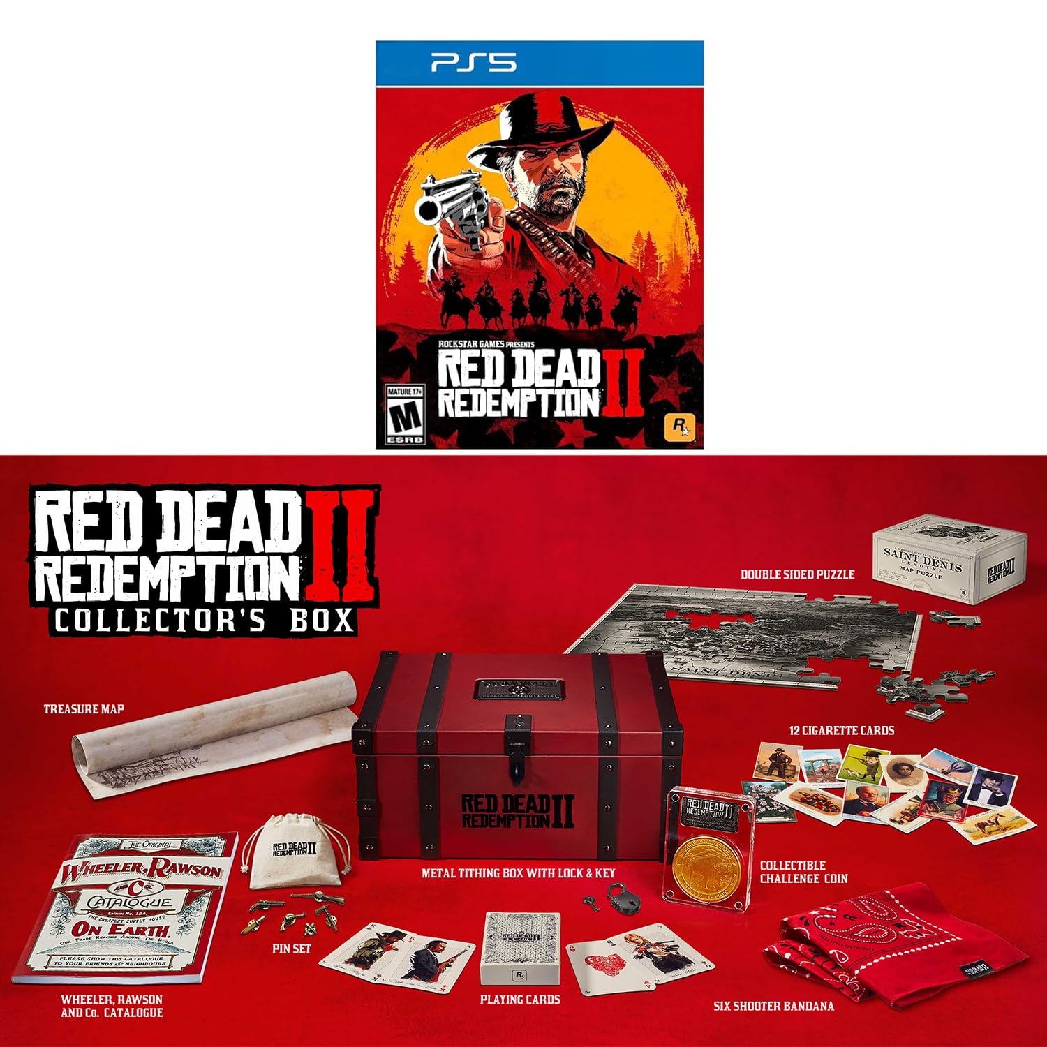 Amazon.com: Red Dead Redemption 2 Collector's Box With Game Bundle