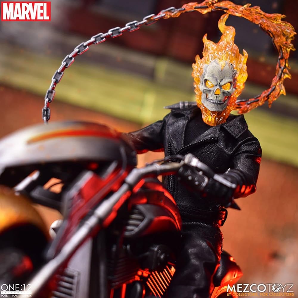 Amazon.com: Ghost Rider One:12 Collective : Toys & Games