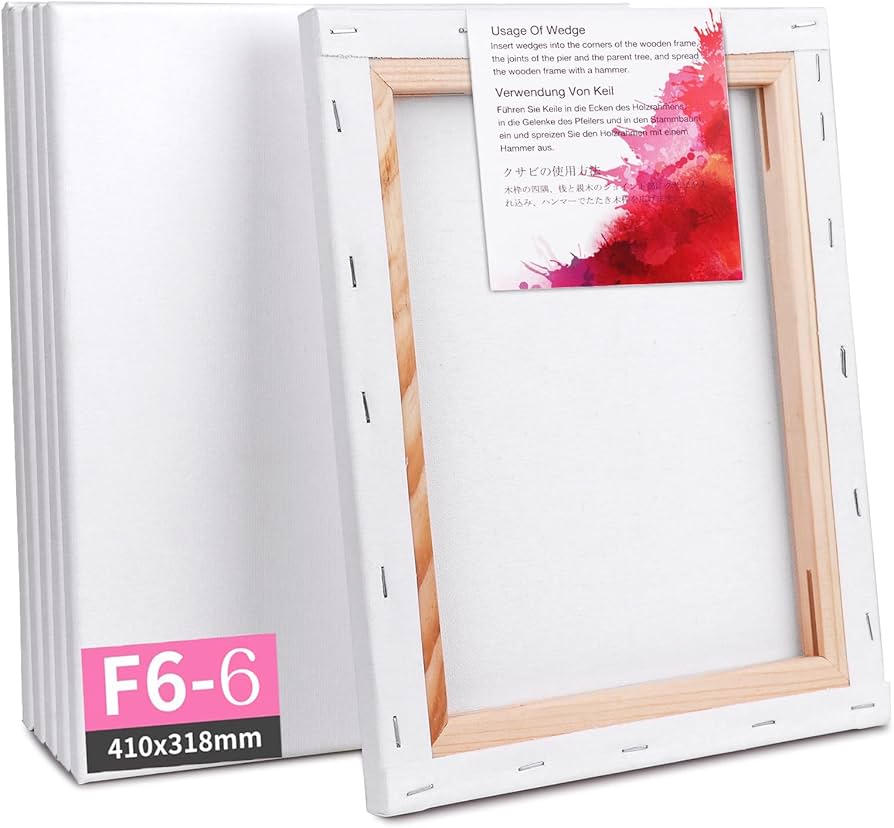 Amazon.co.jp: JIPON キャンバス 張りキャンバス F6 キャンバスボード