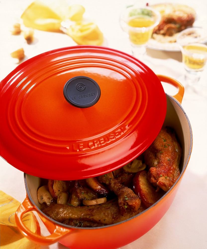 Amazon｜ルクルーゼ ココット・オーバル 23cmオレンジ 2502-23-09