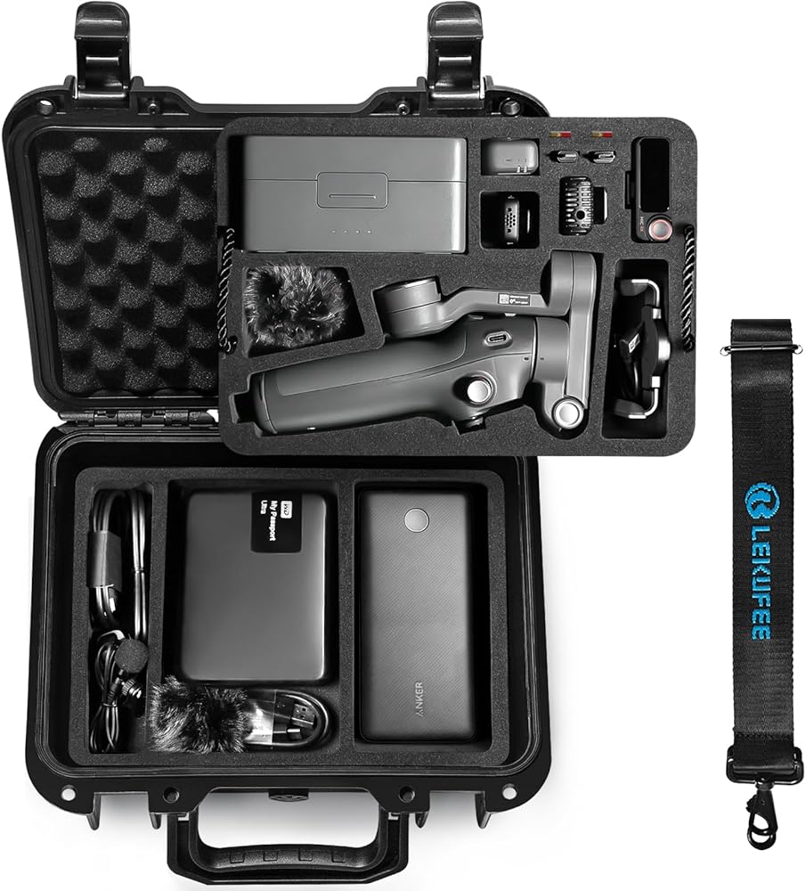 Amazon.co.jp: Lekufee ポータブル防水ハードケース DJI Osmo Mobile 8